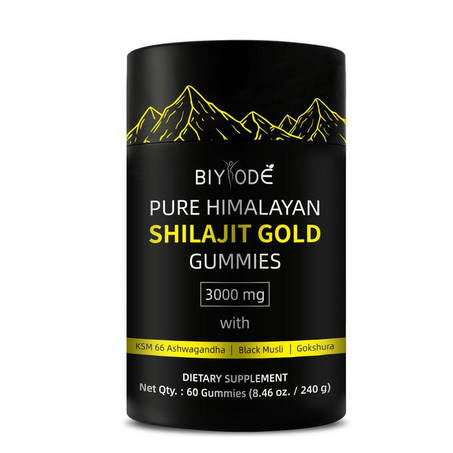 Shilajit 100% Himalayan Shilajit Gummies