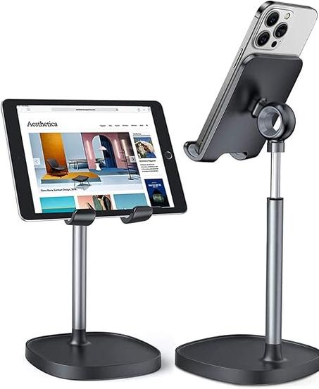 Soporte ajustable para teléfono celular LISEN para iPhone, soporte para escritorio, accesorios de oficina, computadora, PC, soporte para iPhone, artículos esenciales para juegos, compatible c