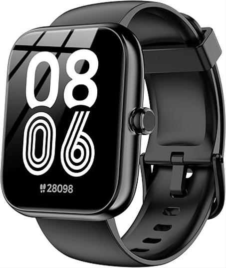 Reloj inteligente con Alexa y llamadas Bluetooth, monitor de actividad física HD de 1.83" para hombre y mujer, resistente al agua IP68, más de 120 modos de entrenamiento, monitorización de fr