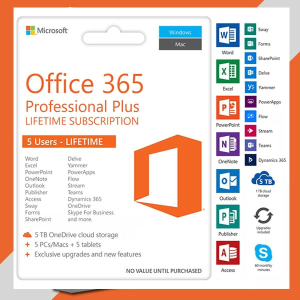 Μicrosoft Office 365 Pro Plus 5 Devices FREE ACCOUNT - RDkey