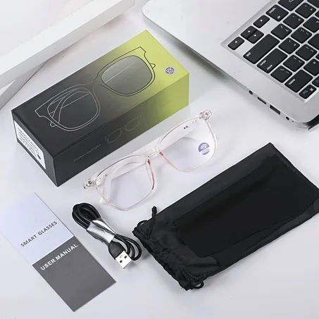 Lunettes intelligentes audio Bluetooth avec AI (TG)