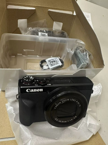 Canon PowerShot G7 X Mark III Camera (Black) - New w/ Extras Included!