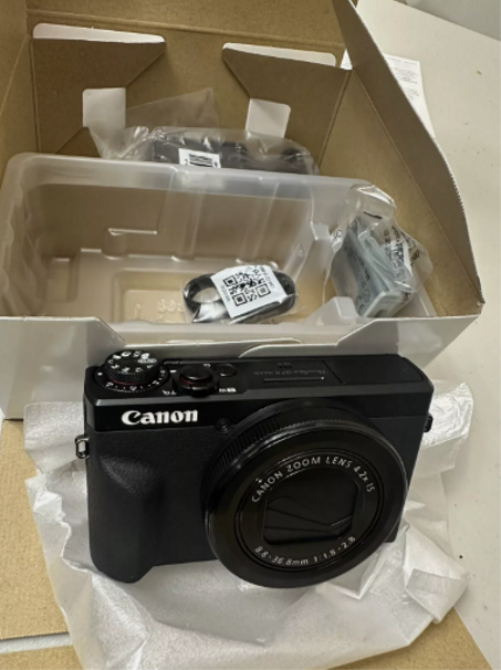 Canon PowerShot G7 X Mark III Camera (Black) - New w/ Extras Included!