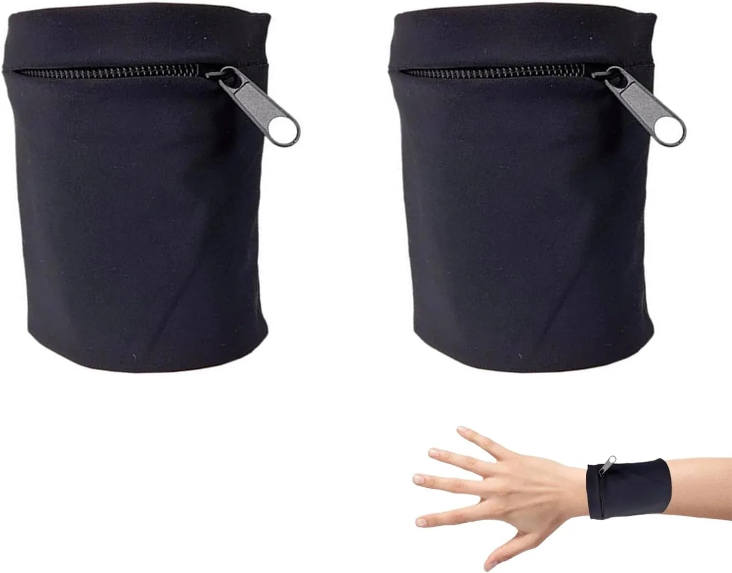 سوار معصم متعدد الاستخدامات بجيب مخفي – مثالي لكمال الأجسام والأنشطة الخارجية