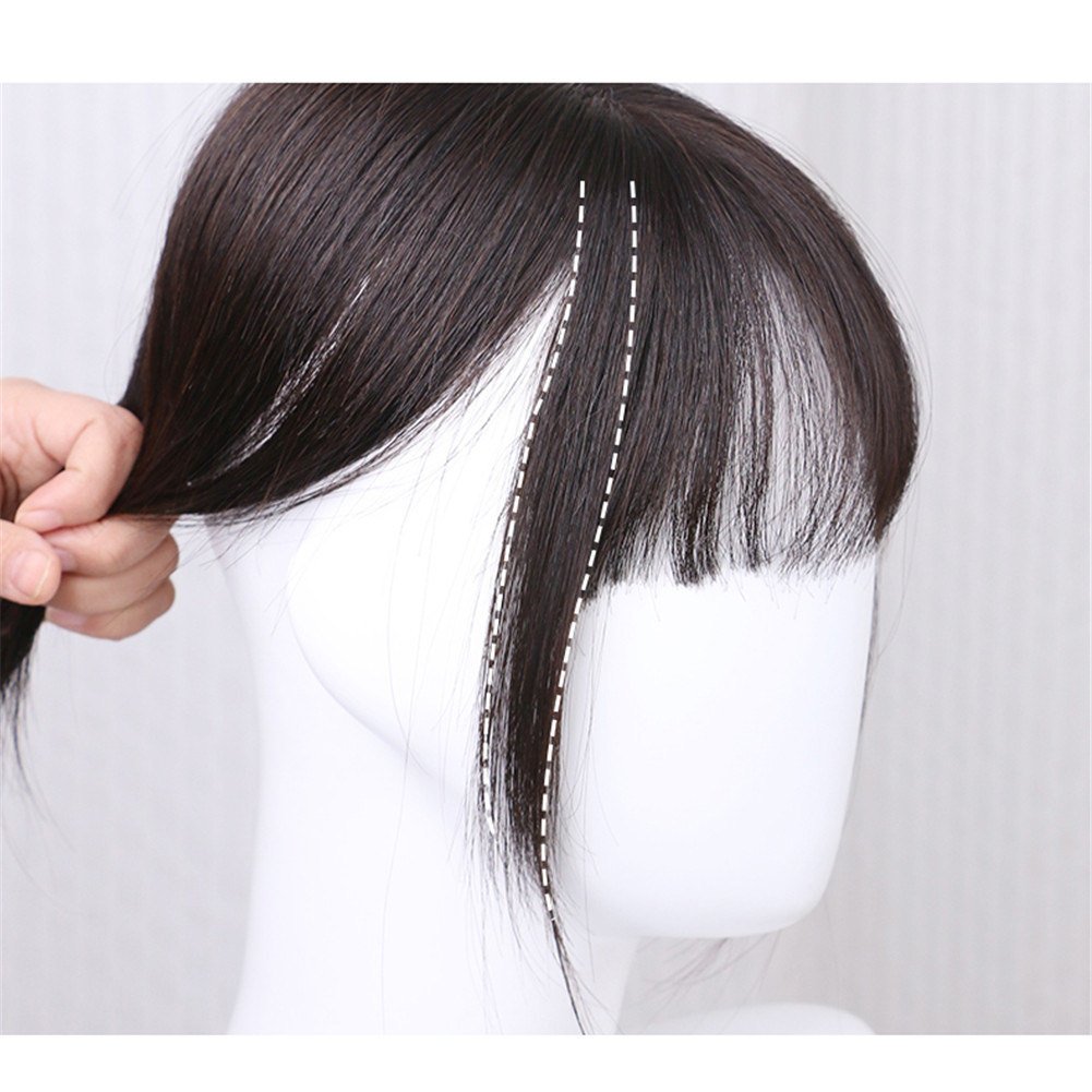 شعر أمامي مستعار للنساء وهو عبارة عن قطعة شعر مستعار تتميز بخط أمامي طبيعي جداً، مما يعطي انطباعاً بأن الشعر ينمو من فروة الرأس مباشرة.