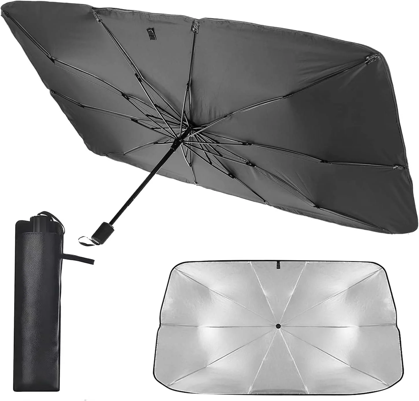 مظلّة أمامية للسيارة – حماية كاملة من الشمس وحرارة الصيف