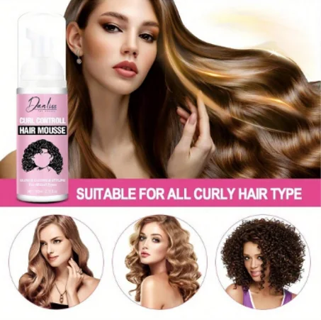 Curly Hair Mousse رغوة تجعيد الشعر