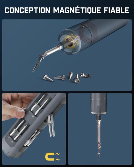 Tournevis électrique, 3.7V  Visseuse Sans Fil