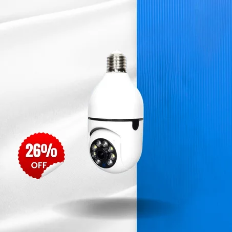 كاميرا مراقبة لاسلكية بمصباح واي فاي