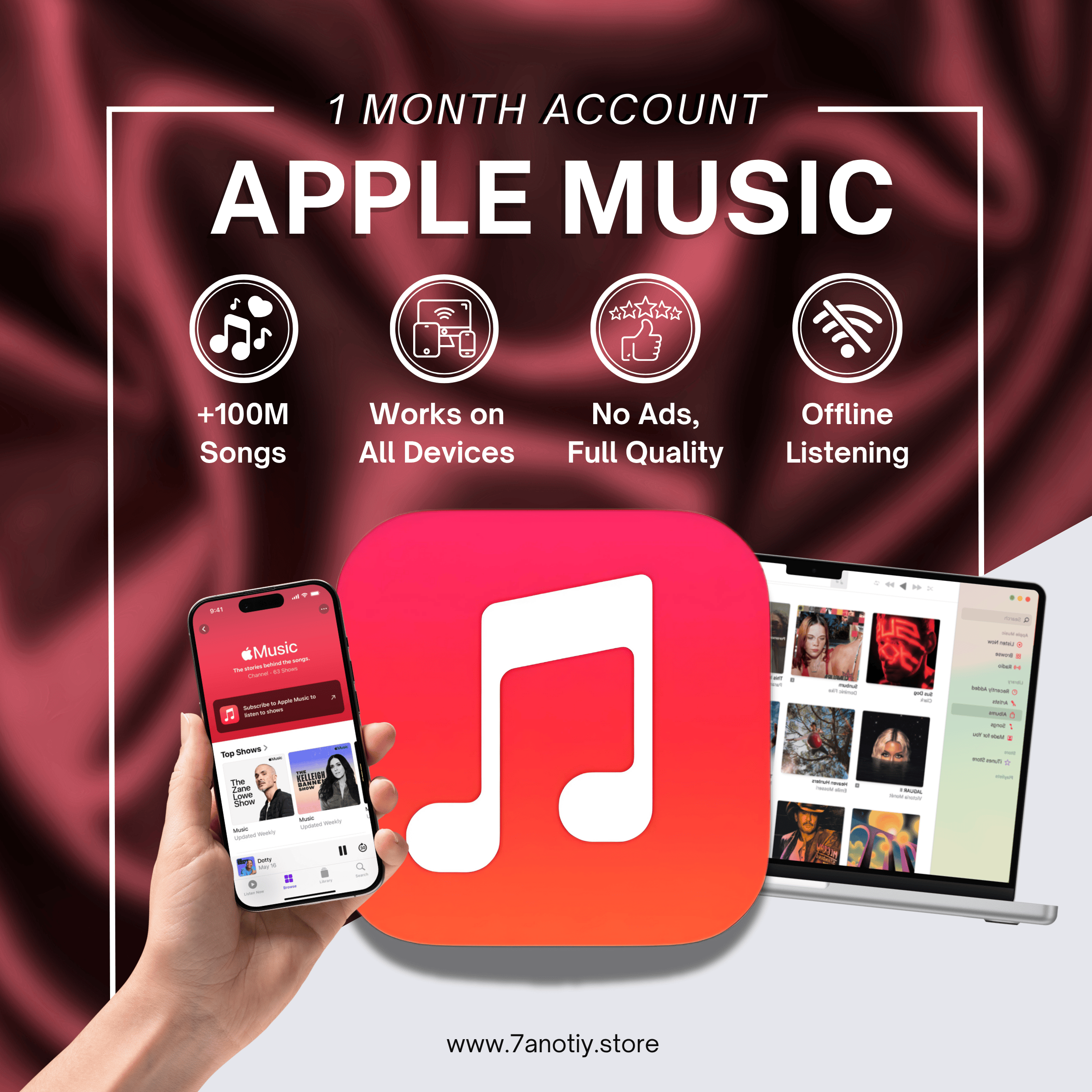 🎵 Apple Music – شهر كامل ديال الموسيقى بـ29 درهم فقط 🎧