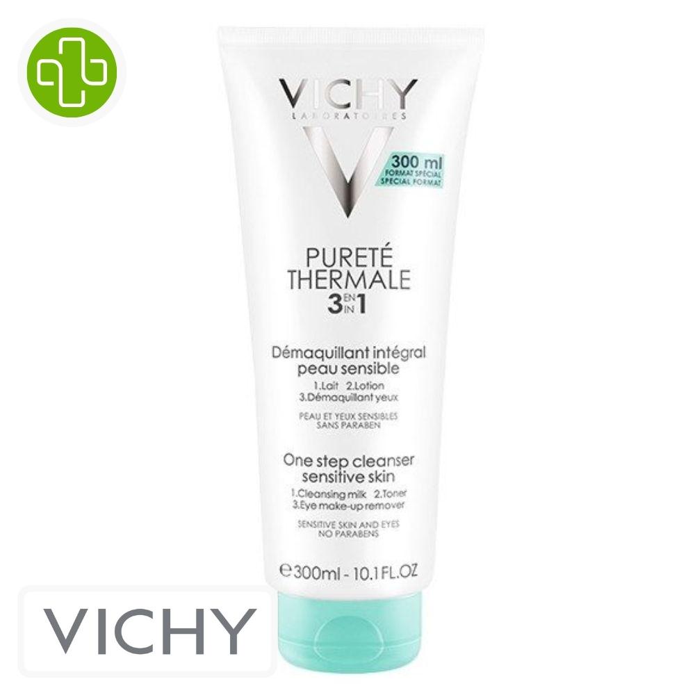 Vichy Pureté Thermale Démaquillant Intégral 3en1 Peau Sensible – 300ml