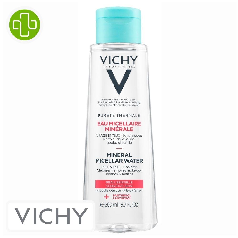 Vichy Pureté Thermale Eau Micellaire Minérale Peau Sensible – 200ml