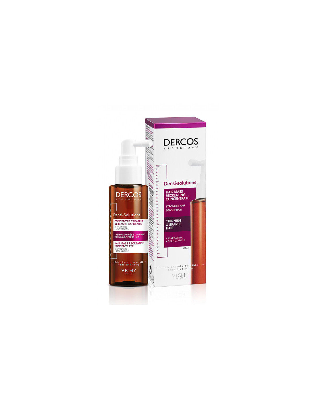 Vichy Dercos techniques densi-solutions concentré créateur de masse capillaire 100ml