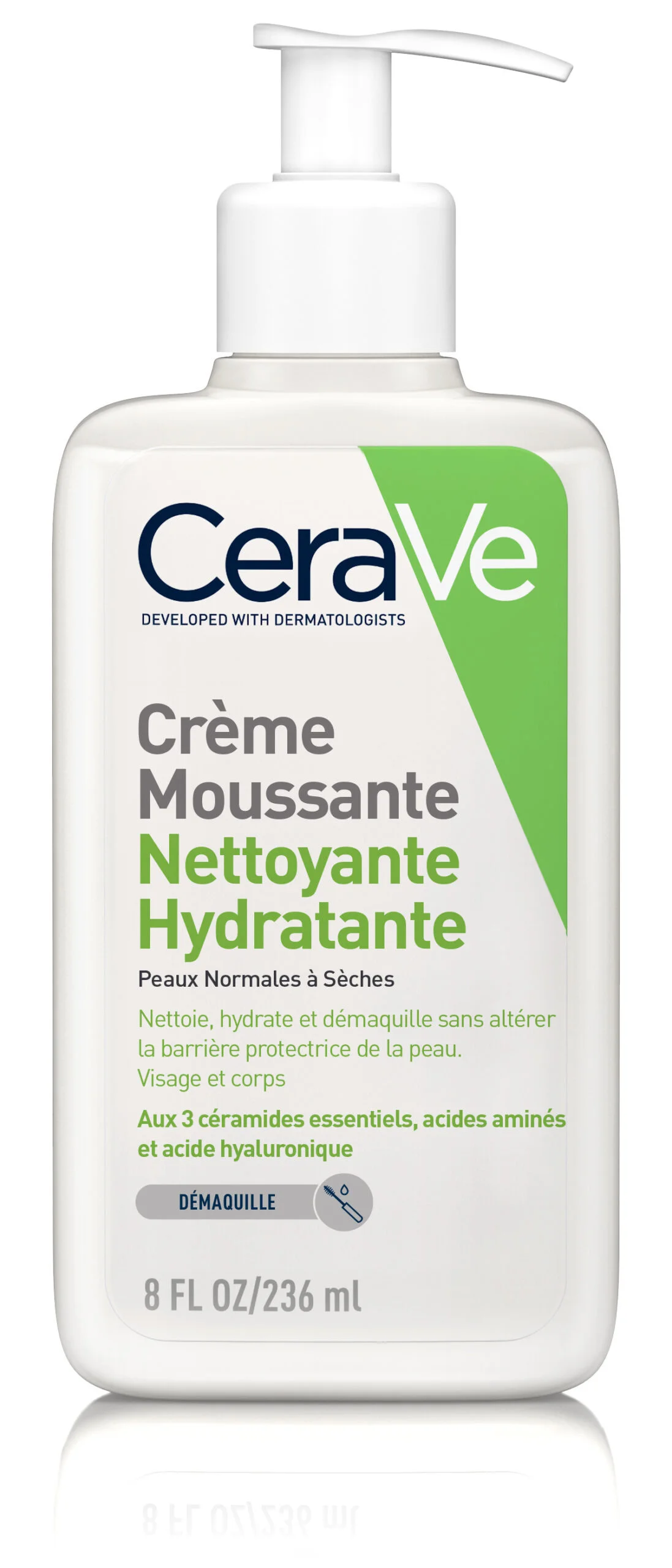 CERAVE CREME MOUSS NETTOYANTE HYDRATANTE 236ML