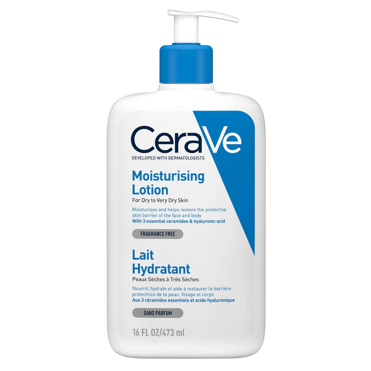 CERAVE LAIT HYDRATANT PEAUX SECHES A TRES SECHES 473ML