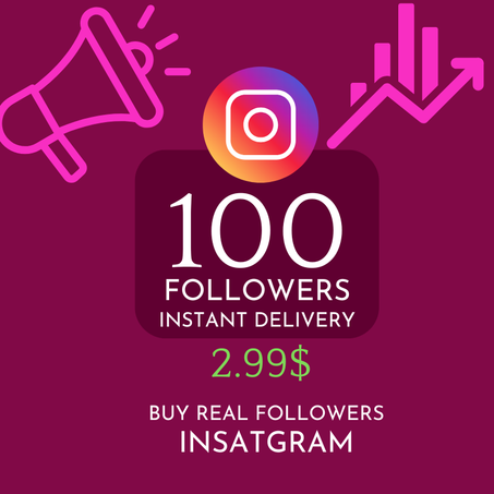 100 Instagram Followers – Fast & Secure Delivery ( Test Our Service! )