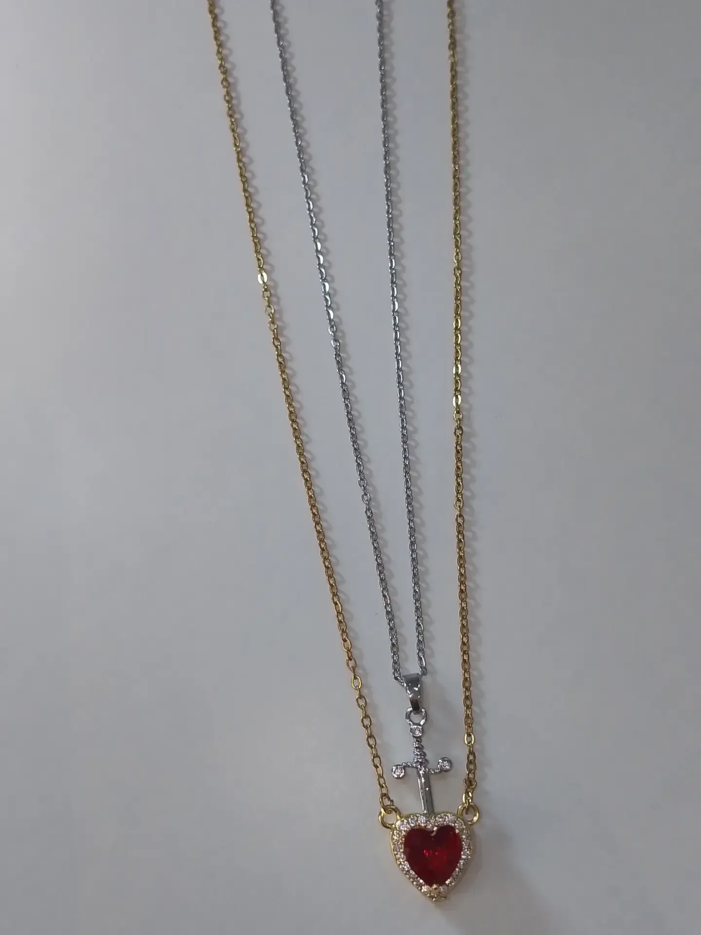 Couple necklace ❤️⚔️