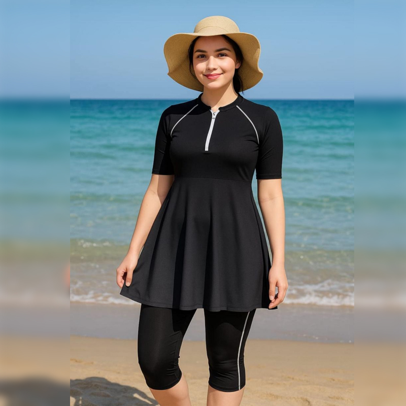 Burkini demi manche