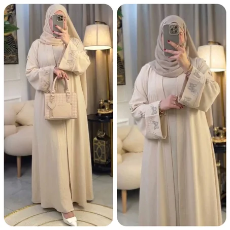 عباية مكونة من قطعتين بدون شال