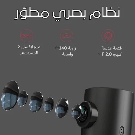 كاميرا سيارة صغيرة لتغطية اوسع