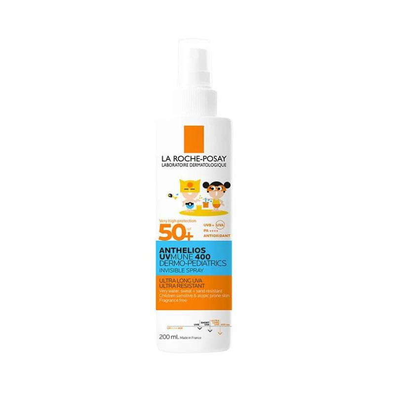 LA ROCHE POSAY ANTHELIOS UVMUNE400 DERMO-PEDIATRICS INVISIBLE SPRAY SPF50+ 200ML
