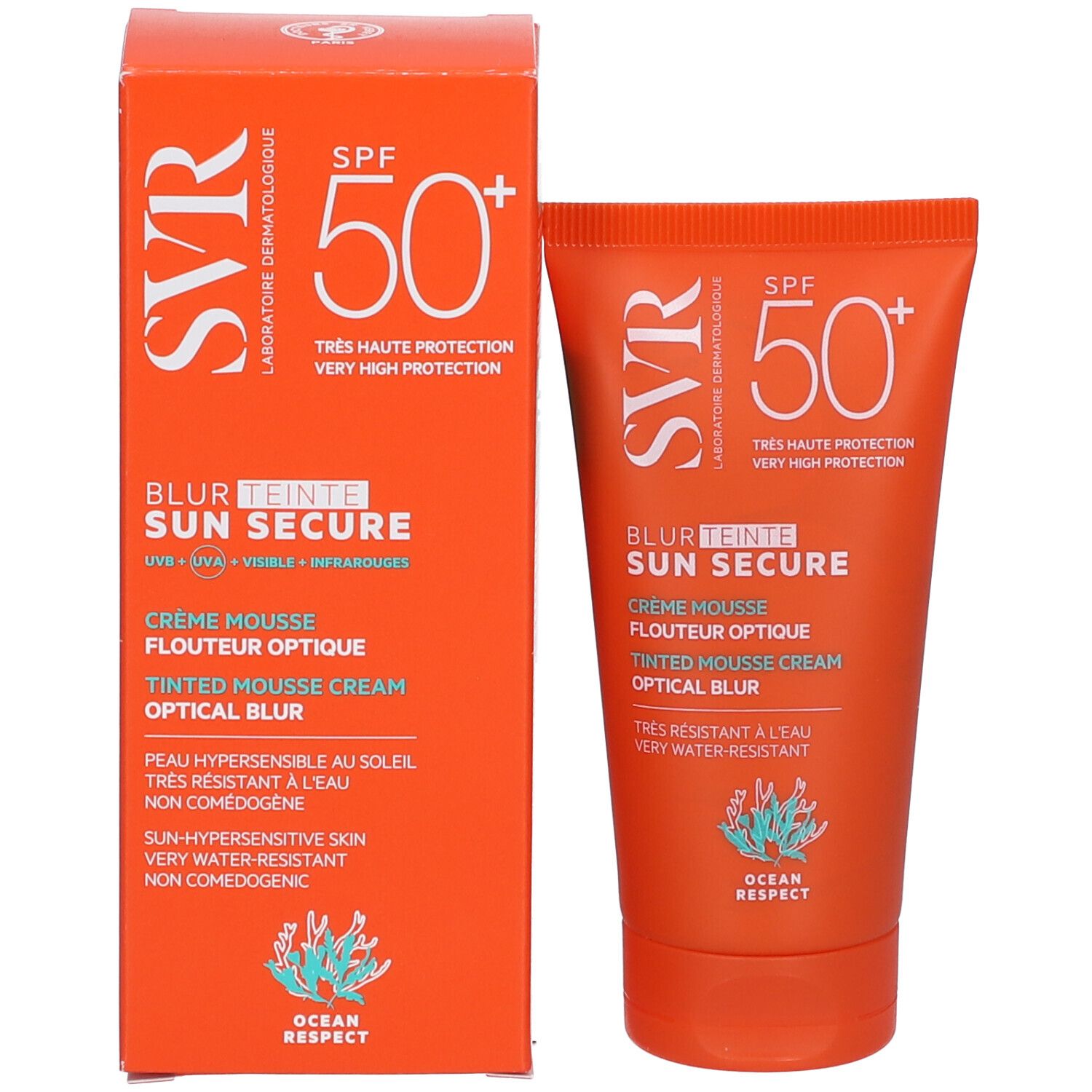 SVR SUN SECURE BLUR teinte SPF 50+ 50 ML