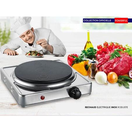 Plaque De Cuisson Electrique 1000Watt Inox