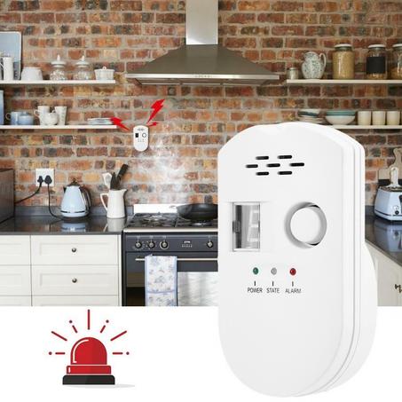 إنذار كاشف تسرب غاز