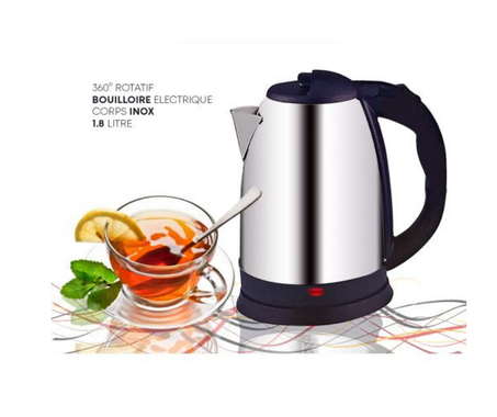 Bouilloire électrique puissante 1.8 inox