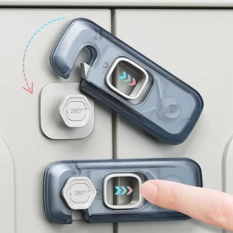 قفل 360° مبتكرة تمنع الاطفال من فتح الخزائن و الأدراج