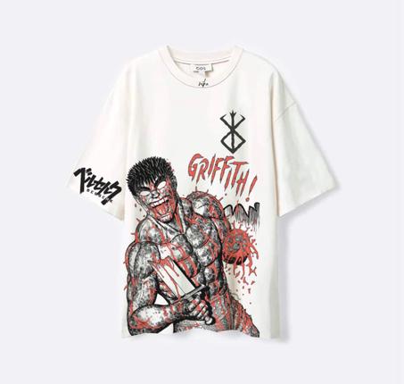 Berserk Guts pain  - Blanc - T-shirt