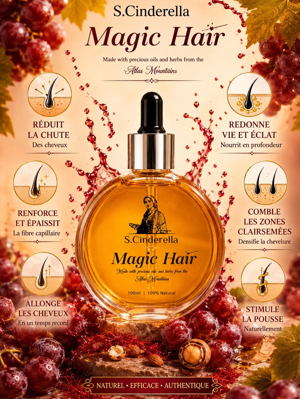 S.Cinderella Magic Hair