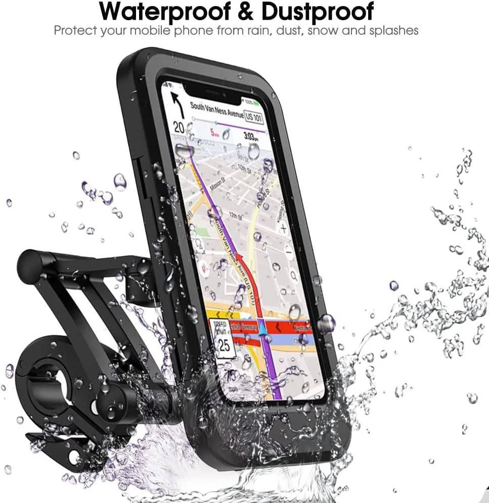 حامل هاتف مقاوم للماء للدراجات