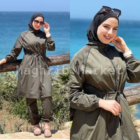 بوركيني للمحجبات من ثلاث قطع - جودة عالية