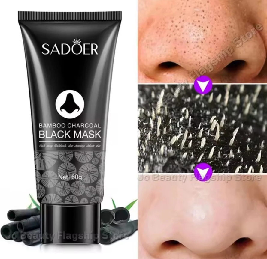ماسك الفحم الأسود لتنقية البشرة وإزالة الرؤوس السوداء