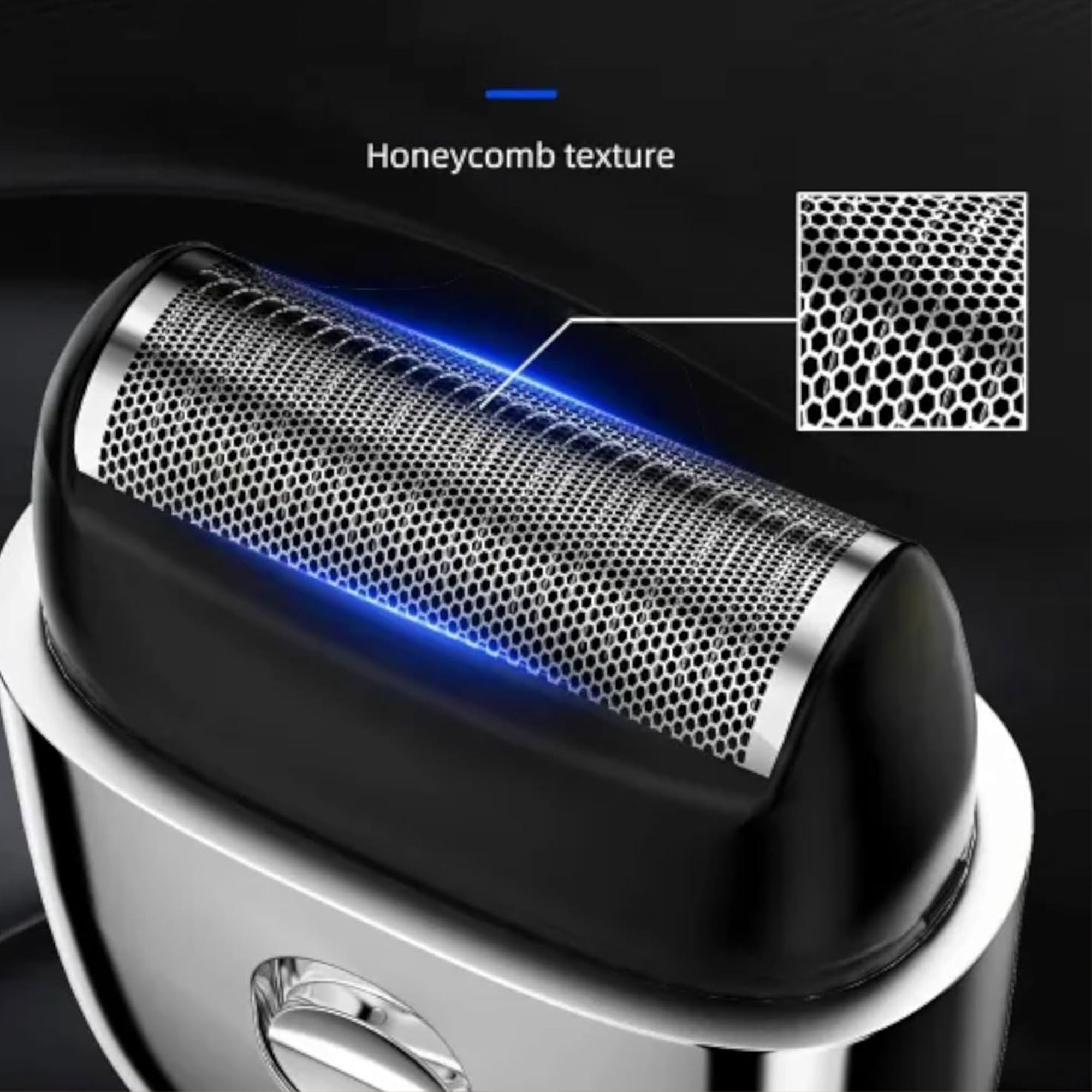 ماكينة حلاقة كهربائية KM-C50 صغيرة محمولة مزودة بثلاث شفرات