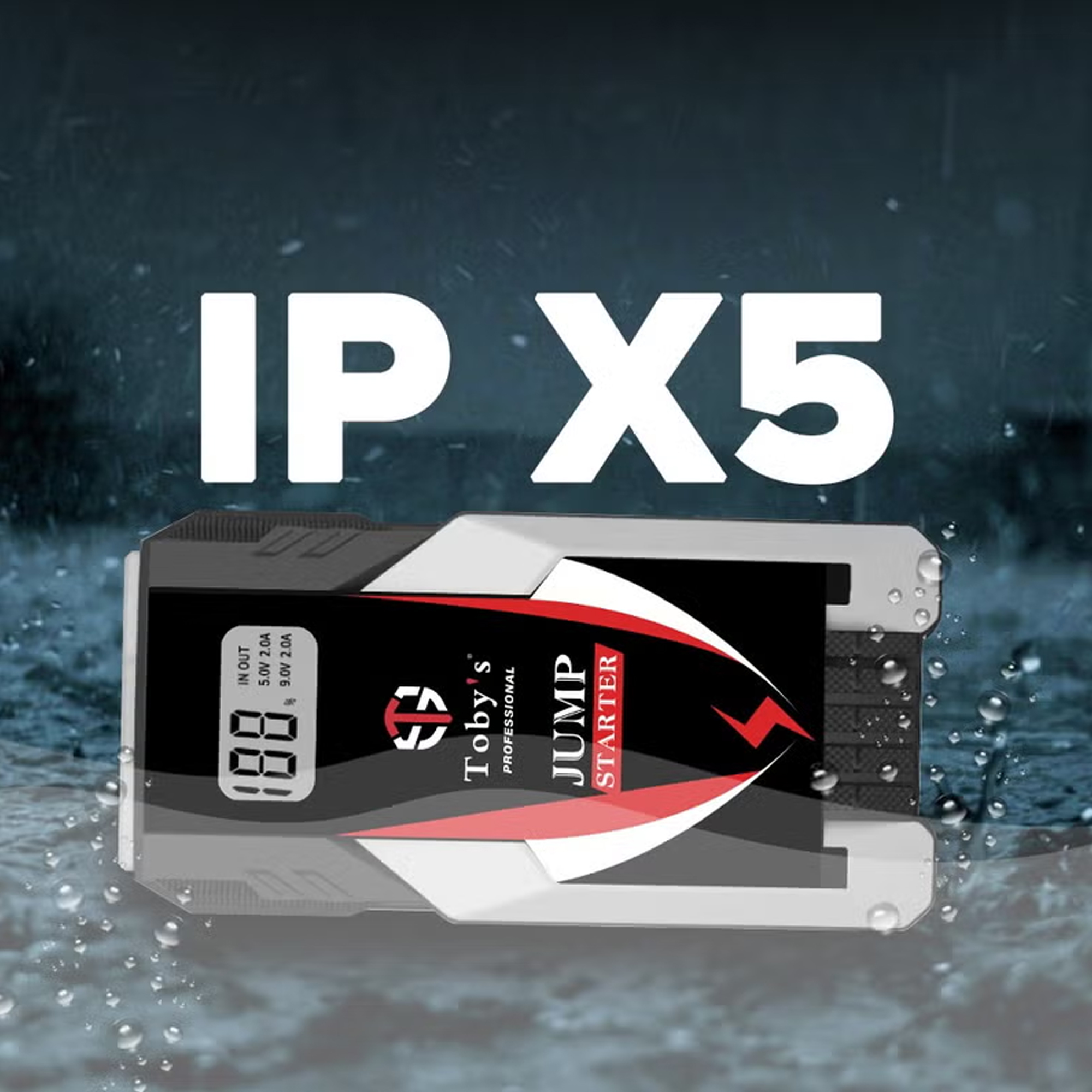 سعة 6000 مللي أمبير Toby X6 جهاز تشغيل بطارية السيارة مع منفاخ