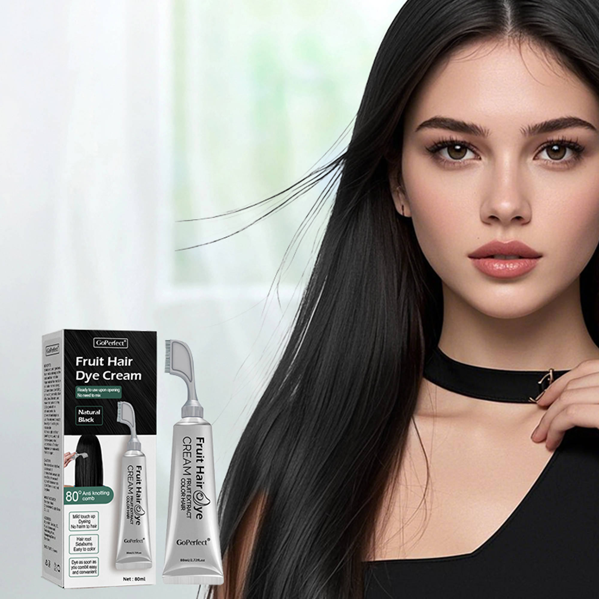 صبغة الفواكة المغذية للشعر