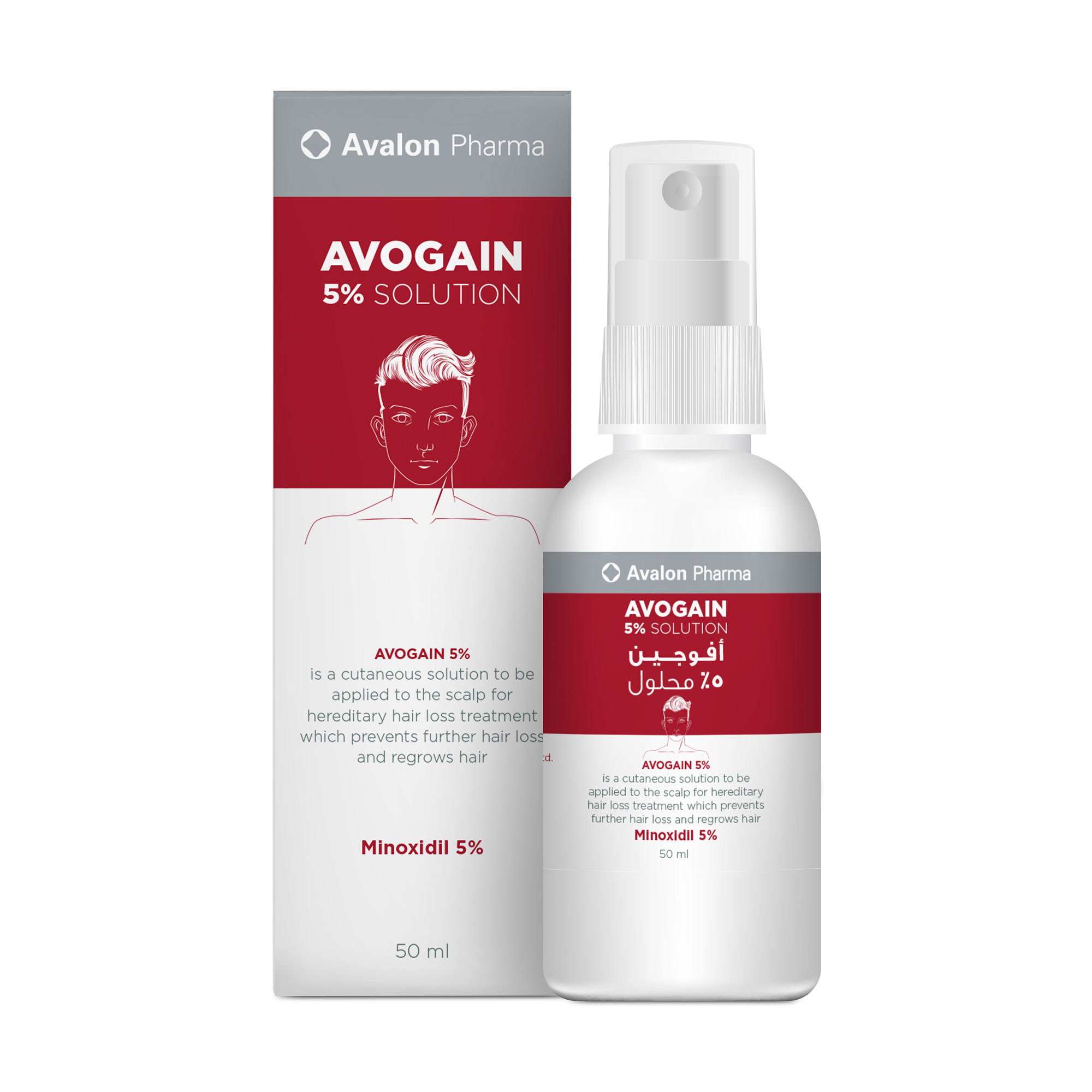 Avogain لنمو الشعر