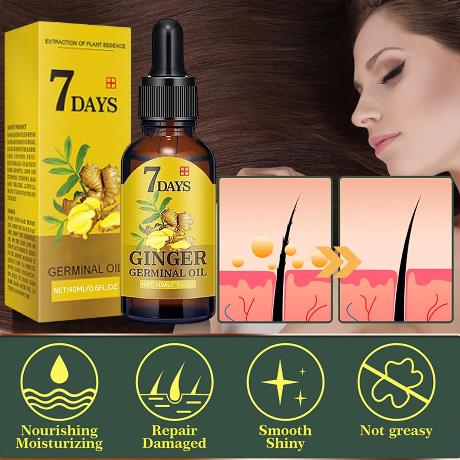 • المصل المعجزة لنمو الشعر في 7 أيام