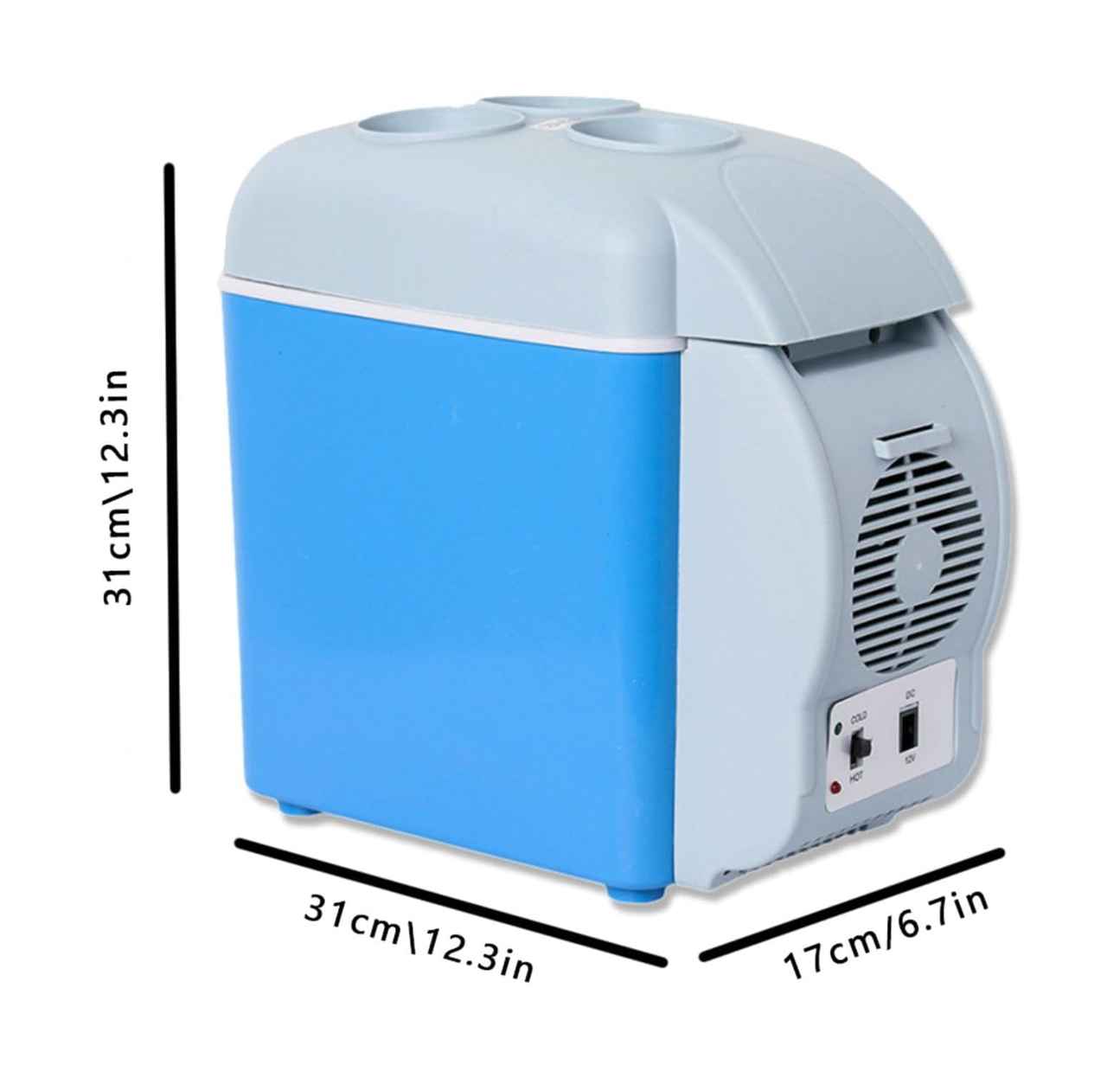 • حافظة الطعام للسيارة ٧.٥ لتر  بضمان عام