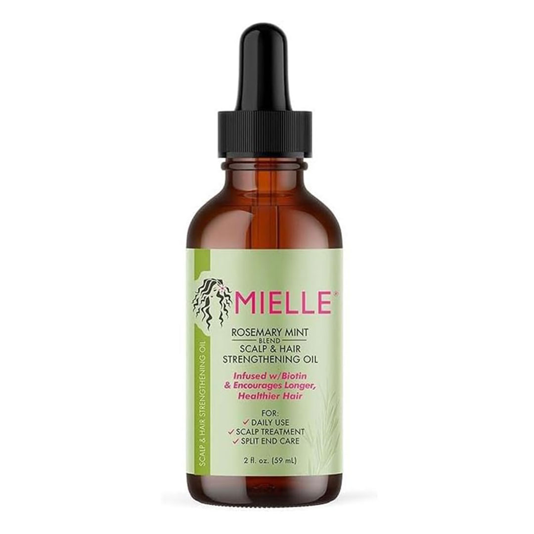 عرض فرشاة تدليك لفروة الرأس مع أداة لتوزيع الزيت+ زيت mielle