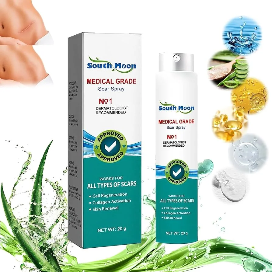 عرض قطعتين بخاخ للعناية بالبشرة وإزالة حب الشباب والندوب القديمة