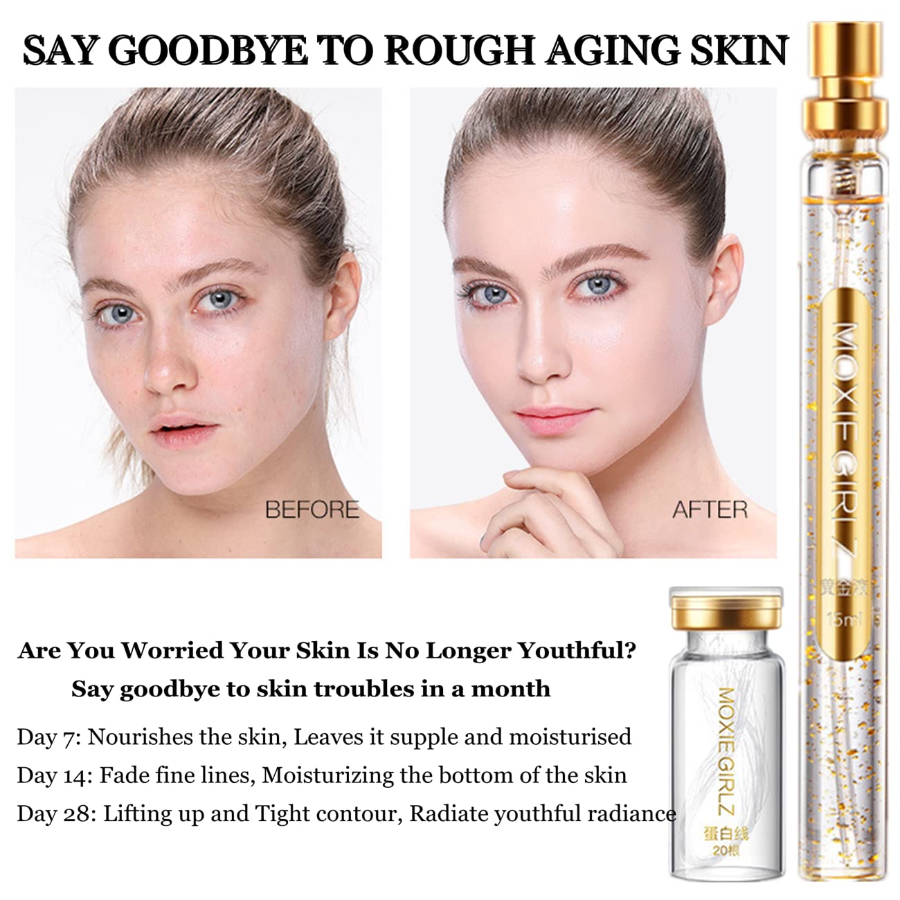 • خيوط الكولاجين الذهبي