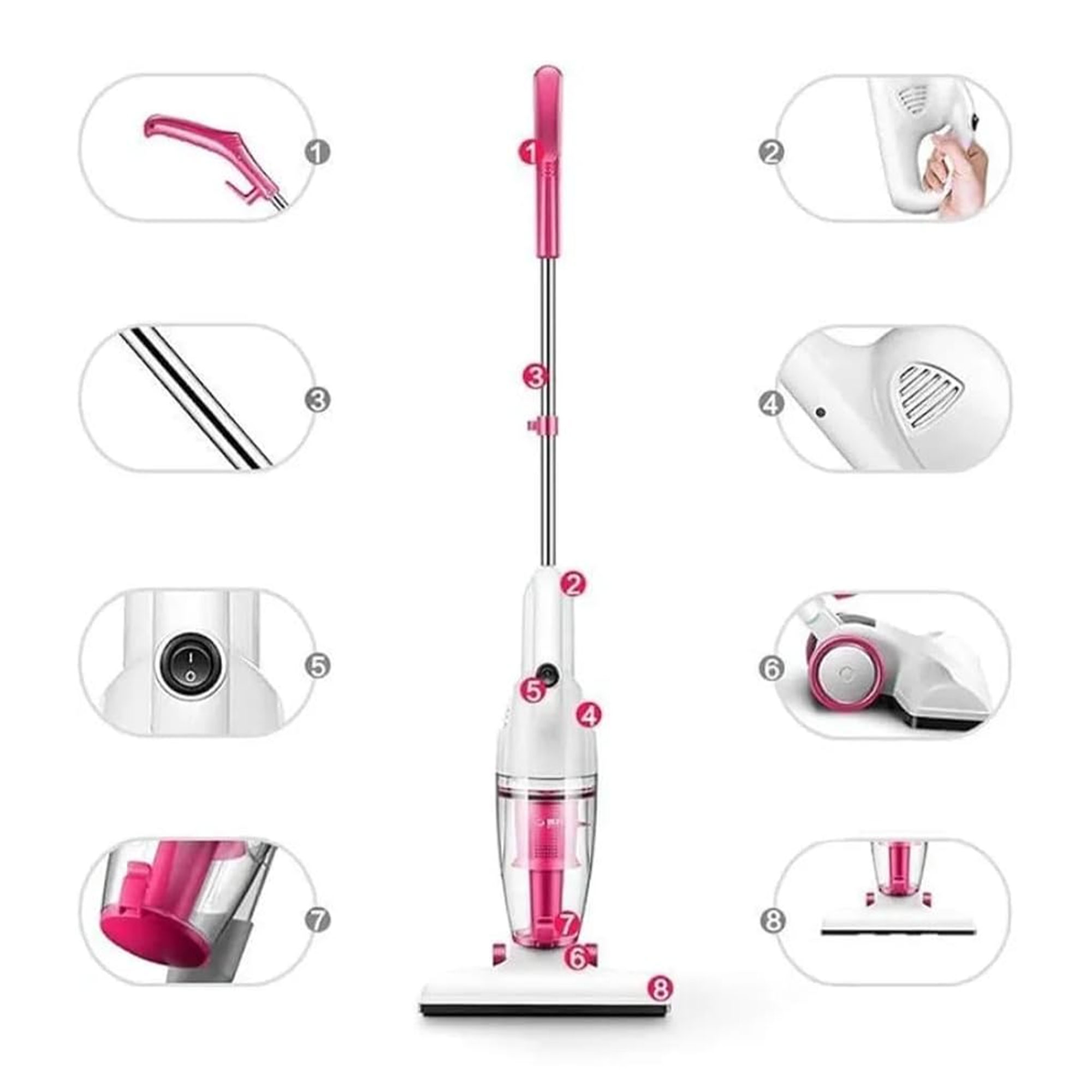 مكنسة Denx لا سلكية بضمان عامين