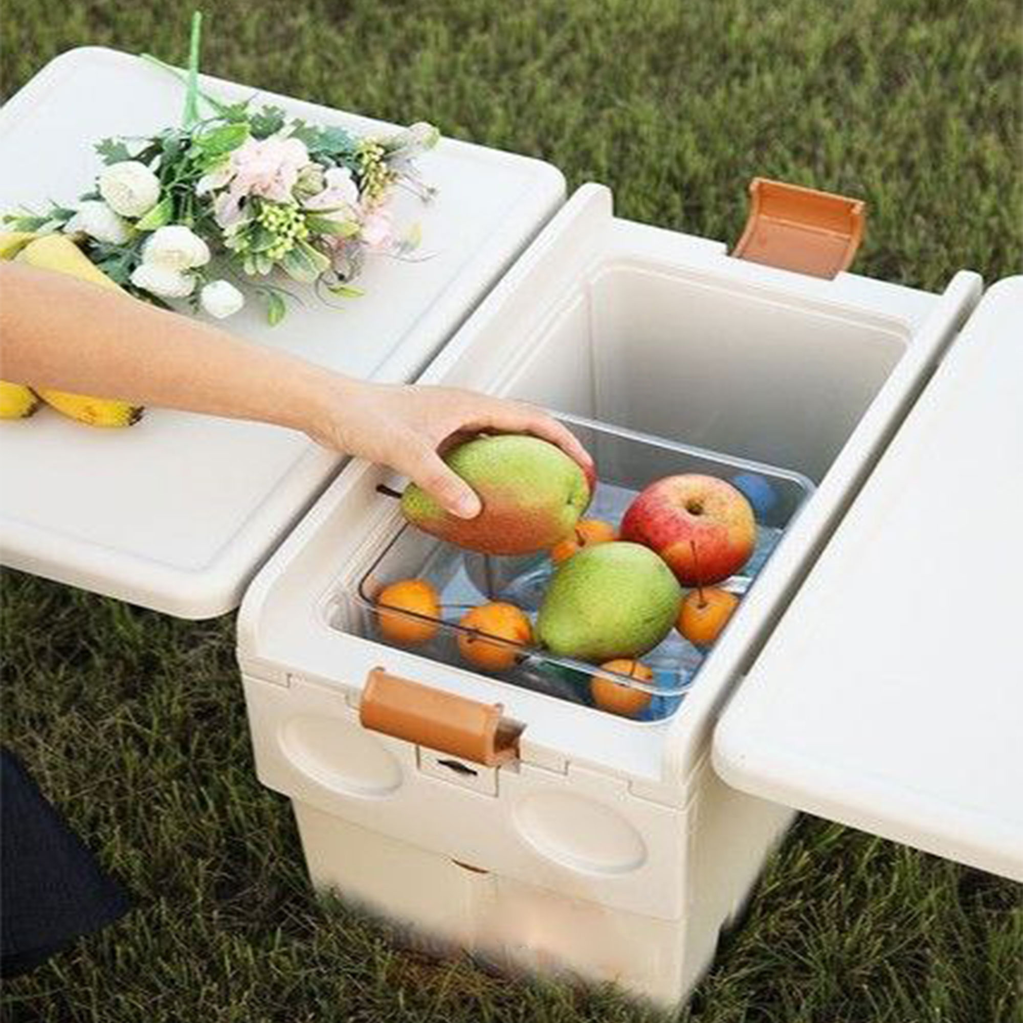 2x1 ثلاجة و ترابيزة قابلة للطي