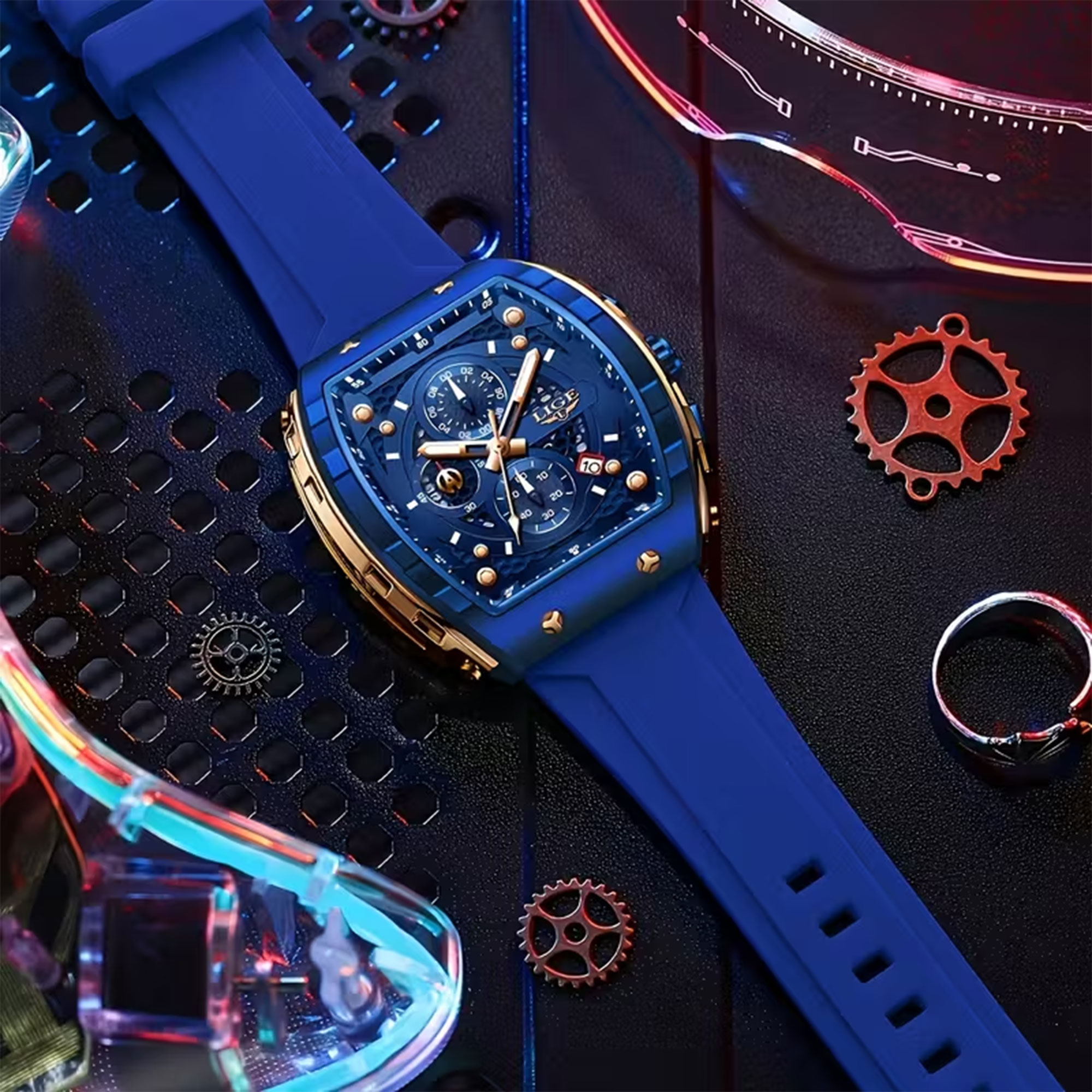 ساعة LIGE عالية الجودة