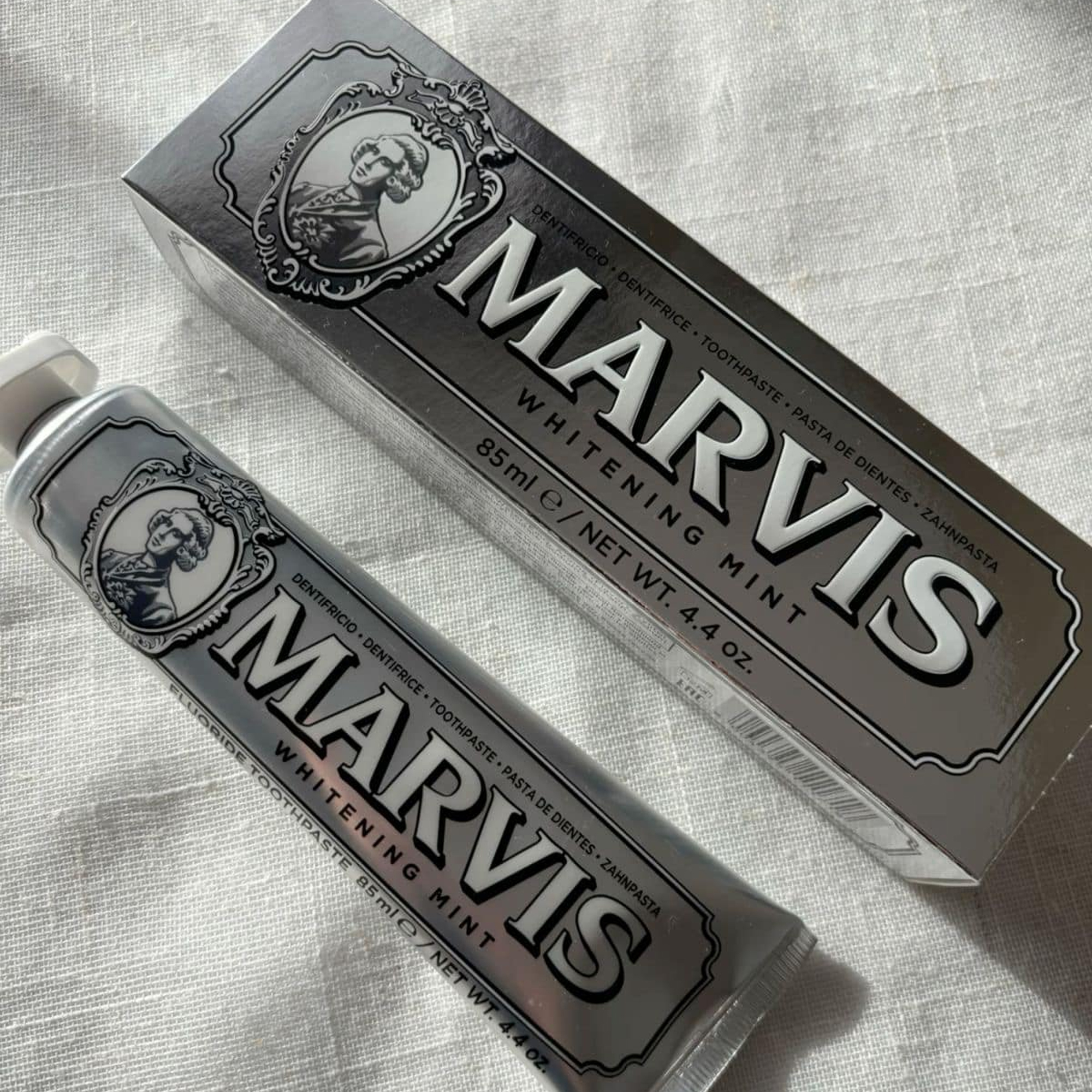 مارفيس معجون الأسنان المبيض بالنعناع الأصلي – الحل المثالي لابتسامة أكثر بياضًا للمدخنين