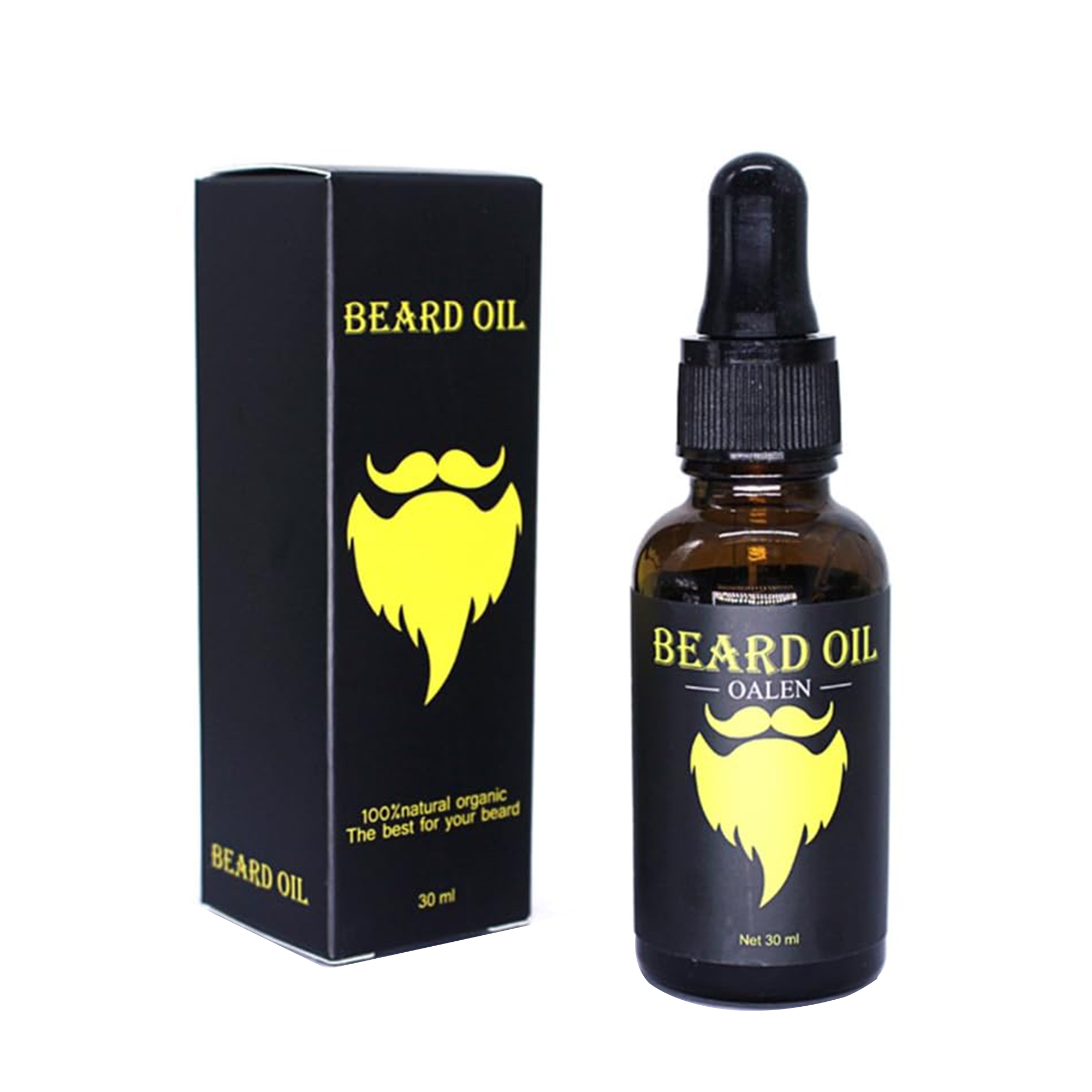 • مجموعة عنايه للحيه (+قلم تحديد اللحية+ زيت نمو اللحية)