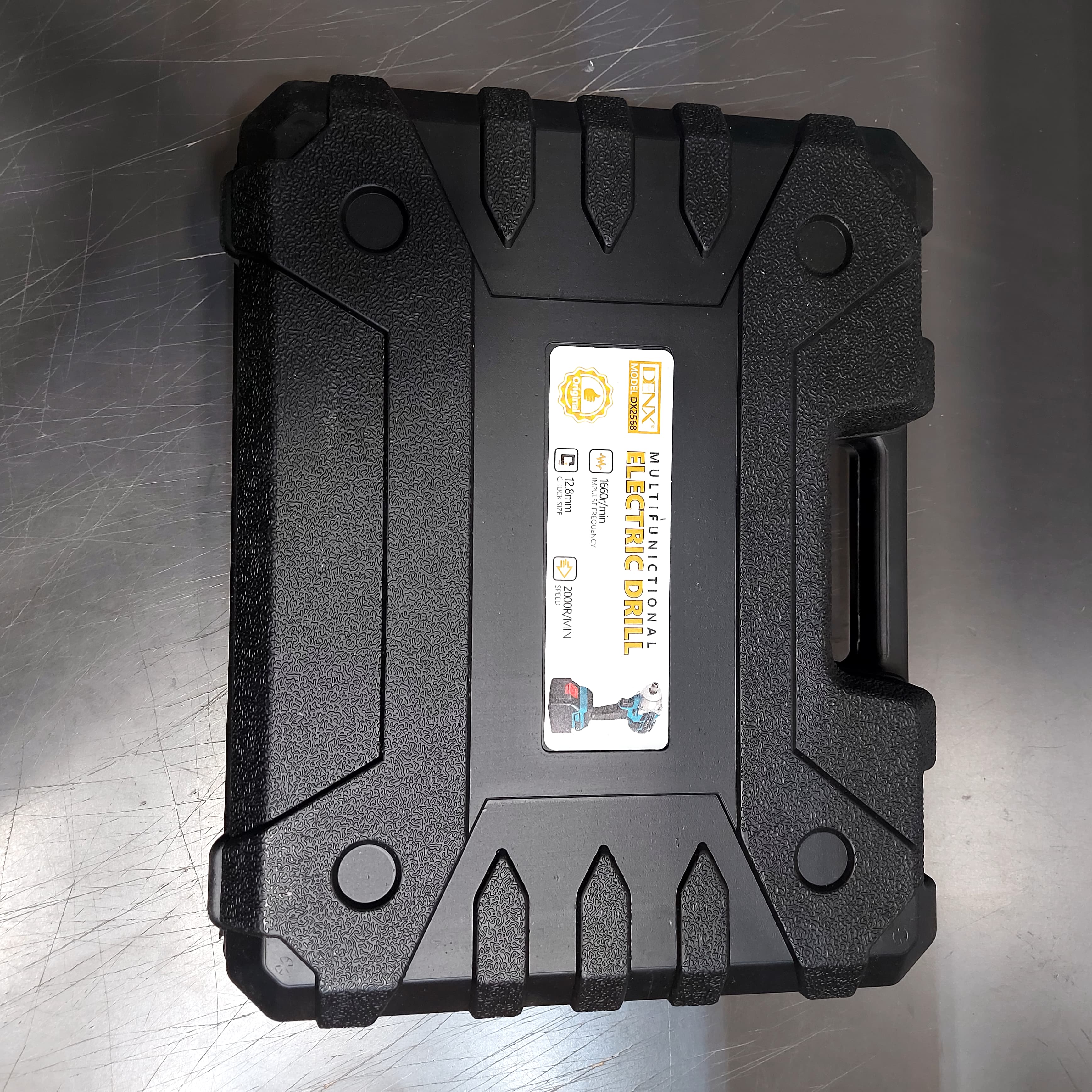 دريل كفرات مع شنطة عدة متكامله للسيارة و المنزل بضمان عامين